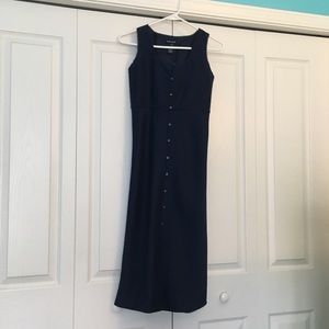 Silk Ralph Lauren Navy Dress